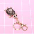 thumbnail image 4 of Worgeous Creative Keychain Alloy Simulation Turtle Bling-bling Keychain Keyring Handbag Decorations Hanging Pendant for Girls Women Lover Gift (Golden and Black), 4 of 8