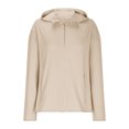 thumbnail image 4 of Pitauce Womens Lightweight Zip Up Hoodies Sun Shirts Long Sleeve Rush Guard UPF 50+ Sun Protection Hooded Jacket Outdoor Hiking Running Athletic Sunscreen Shirt with Zipped Pocket, 4 of 8