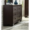 thumbnail image 3 of Coaster Fenbrook 2PC Set with Dresser and King Panel Bed in Dark Cocoa, 3 of 5