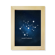 thumbnail image 1 of Constelación de Sagitario, signo del Zodiaco Escritorio de madera Arte Pintura 6x8 pulgadas marco de foto foto, 1 of 4