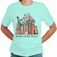 thumbnail image 2 of Women of The Bible Shirt, Christian Tee Unisex Casual Short Sleeve (Mint-X Large), 2 of 7