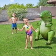 thumbnail image 3 of H2OGO! Inflatable Dinomite Sprinkler - Green Dinosaur, T-Rex Snout-Head Sprays Water, Outdoor & Backyard Toy Play, Hose Attaching, Toddlers & Kids 2+, 3 of 8