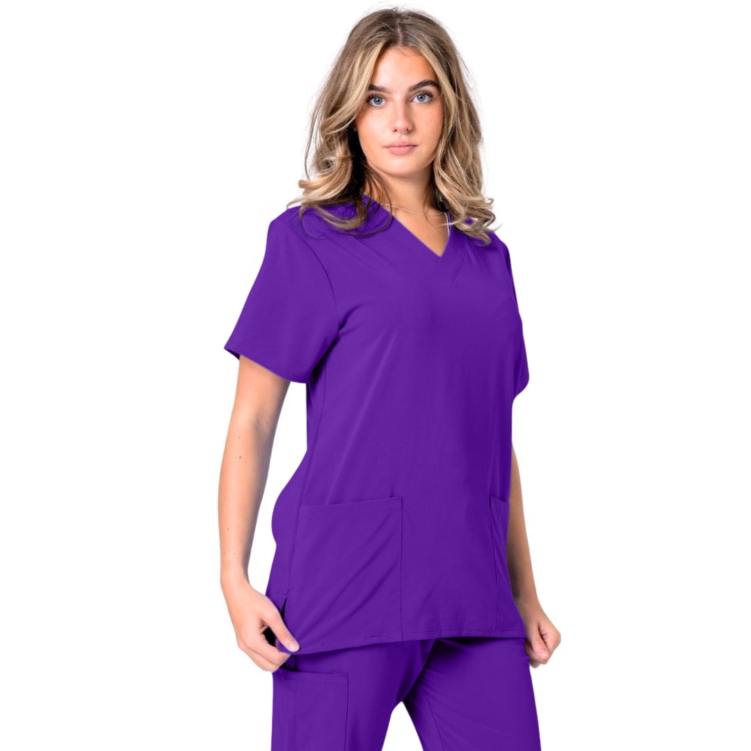 Banu Unisex Scrubs Set - 7 Pocket Medical Scrubs for Women and Men | Nurse Scrub Sets for Women and Men