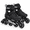 Black-Men 6 / Women 7, variant on Black Men 14 / Women 15 Adult Inline Skates for Fitness and Casual Skating