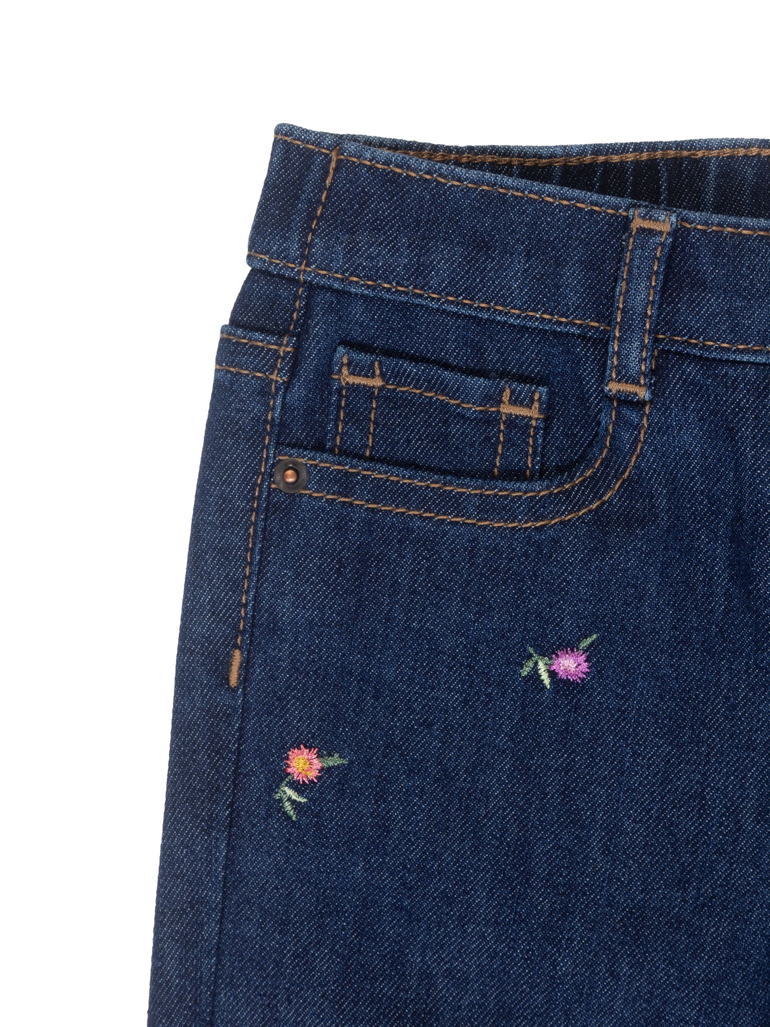 Wonder Nation Toddler Girl Fashion Denim Jeans, Sizes 12M-5T