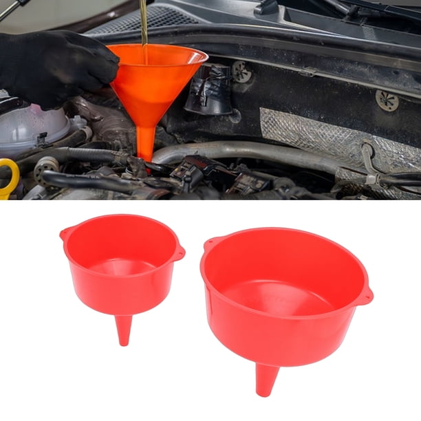 Embudo De Plástico De 2 Uds., Juego De Embudo De Cocina Multiusos De Boca Ancha De 2L Y 4L Para Llenado De Botellas De Transferencia De Líquidos, Plástico