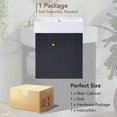 thumbnail image 3 of Resenkos 21.6" Modern Floating Bathroom Vanity with Ceramic Basin, Left Side Storage, Perfect for Small Bathrooms - Black, 3 of 19