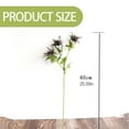 Miommo Christmas Decor Artificial Thistle Flowers Purple Eryngium