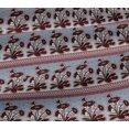 thumbnail image 5 of oneOone Viscose Jersey Grayish Blue Fabric Geometric|Leaves & Floral Block Fabric For Sewing Printed Craft Fabric By The Yard 60 Inch Wide, 5 of 5