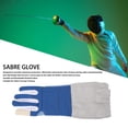 thumbnail image 3 of Premium Padded Fencing Glove For Sabre Swordsmanship ,Padded Fencing Glove Right Handed Anti Slip Durable Knitted Fabric Breathable Sabre Glove For Training, 3 of 8