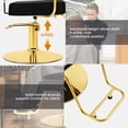 thumbnail image 4 of Artist Hand Salon Chair Hydraulic Barber Chair 360 Degree Swivel Black Gold, 4 of 9
