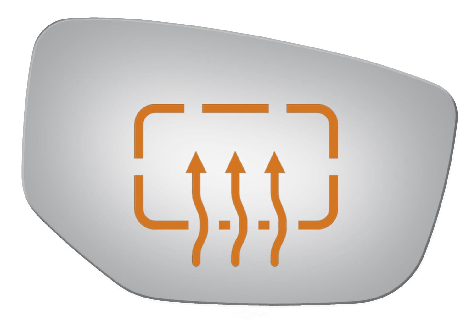 Burco Side View Mirror Replacement Glass - Clear Glass - 5338H