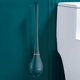 thumbnail image 1 of Cepillo de cerdas moderno Cepillo de inodoro de silicona flexible sin perforaciones para el baño del hogar, 1 of 8