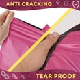 thumbnail image 4 of Poly Mailers 14.5 x 19 Inch. 500 Pack of Hot Pink 2 Mil Polyethylene Shipping Envelopes for Clothing. Self Sealing Poly Shipping Bags. Waterproof Poly Bags for Shipping, 4 of 9