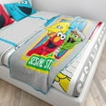 thumbnail image 3 of Sesame Street 46" x 60" Multicolor Plush Microfiber Throw, Machine Washable, 3 of 4