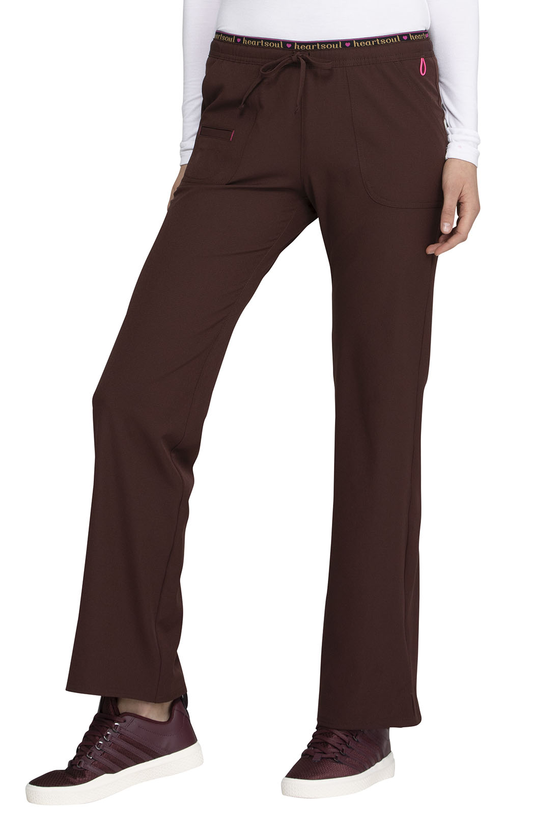 HeartSoul Break On Through Women's Scrubs Pant Low Rise Drawstring 20110