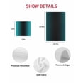 thumbnail image 6 of Teal Black Ombre Hand Towels Set, Waffle Weave Kitchen Towels 2 Pieces, Gradient Contemporary Abstract Art Microfiber Hair Face Bath Tea Towel Absorbent Quick Drying Cleaning Dish Cloths 15.7"x23.6", 6 of 7