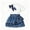 outfits 25#White, variant on ZXLBBD Girls' Matching Outfit 2 Piece Cute Casual T Shirts and Ruffle Hem Skorts Summer Soft Breathable Comfort Clothing Sets,White,Size 4 Y-5 Y