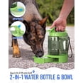 thumbnail image 3 of Botella de agua portátil para perros Lesotc, 2,2 L, a prueba de fugas, verde, 3 of 8