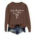 thumbnail image 1 of Fermeture à Glissière 1/4 Matelassé Chandail à Capuche pour Femmes Pulls Tunique en Tricot pour Femmes Chandails en Molleton Plus Habillés Chandail à Manches Longues Col Rond Automne Hiver Décontracté Coupe Ample Graphique Amusant, 1 of 3