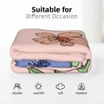 thumbnail image 6 of XMXT Flannel Warm Throw Blanket, Lovely Spring Flora Bedroom Decor Blankets for Bed Couch Living Room, 50 x 70 inches, 6 of 9