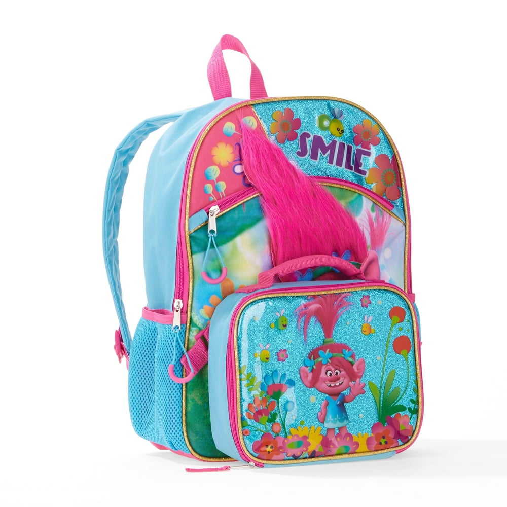 DreamWorks - Trolls Backpack w/ Lunch Bag - Walmart.com - Walmart.com