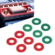 thumbnail image 4 of Arandelas de fibra, anillo interno desmontable 10 piezas de corrosión resistente a la corrosión de la batería roja y verde post basura para baterías de 6v y 12v, 4 of 7