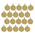 thumbnail image 1 of 20x Round Pendant Blank Cabochon Base Making Accessories Setting DIY Jewelry Tray 30mm Golden, 1 of 9