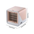 thumbnail image 2 of Mini ventilador de refrigeración para oficina en casa, escritorio, alimentado por USB, ventilador portátil de 3 velocidades de viento con contenedor de agua, color rosa sidaley HA5813-02B, 2 of 6