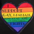 thumbnail image 3 of CafePress - I Support GLBT Rights Long Sleeve Dark T Shirt - Women's Long Sleeve Graphic Tee Casual Fit, 3 of 4