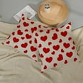 thumbnail image 5 of Valentines Pillow Covers 16x16 Red Love Hearts Decor Throw Pillows Case for Couch Valentine''s Day Anniversary Indoor Outdoor Decorative Cushion Cases for Sofa Bed Decorations Set of 2, 5 of 6