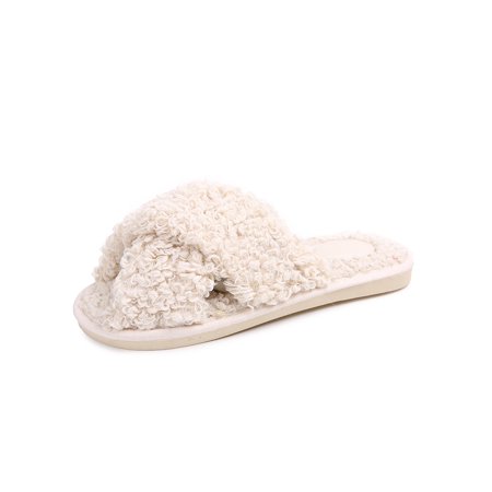 

Rotosw Women Slippers Slip On Plush Soft Winter Warm Home Indoor Shoes Comfy US Size5-9