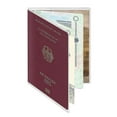 thumbnail image 2 of 5 Pack Passport Covers, Clear Plastic Passport Protector, For Standard Size Passports Rfid Id Card Covers, 2 of 5