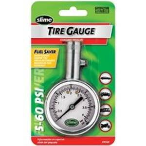 Slime Large Face Dial Tire Gauge (5-60 psi) - 20049