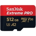 thumbnail image 1 of Memoria Micro SD 512GB SANDISK Graba 4K A2 SDQXCZ-512G-GN6MA, 1 of 3