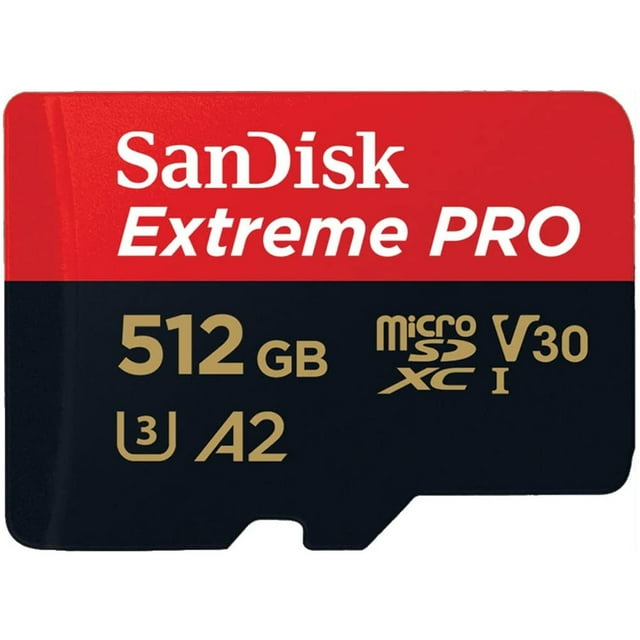 Memoria Micro SD 512GB SANDISK Graba 4K A2 SDQXCZ-512G-GN6MA