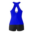 thumbnail image 7 of FDGIU ‌2026 Women's 3 Piece Tankini Swimwear Tummy Control Plus Size Swim Top with High Waisted Boyshorts Bathing Suit Set, 7 of 7