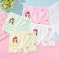 thumbnail image 5 of Esaierr 5PCS Kids Toddler Girls Briefs,Cute Print Underwear Briefs,Anti-Shine Safety Pants Underwear Pants for Baby Girls 2-12 Years, 5 of 6