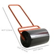 thumbnail image 3 of Outsunny 20" Push/Tow Behind Lawn Roller, 11 Gal Water/136 Lb Sand, Red, 3 of 10