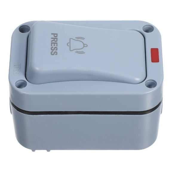 TABLZONE Outdoor Push Button Doorbell with Release Function, ABS Material, Easy Installation, 1 Set for General Use