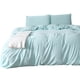 thumbnail image 2 of Sábana ajustable 100% algodón, funda nórdica, funda de almohada, juego de cama de color puro (King), 2 of 8