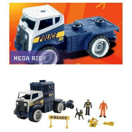 Matchbox Mega Rig K-9 Police Unit Emergency Action Pack