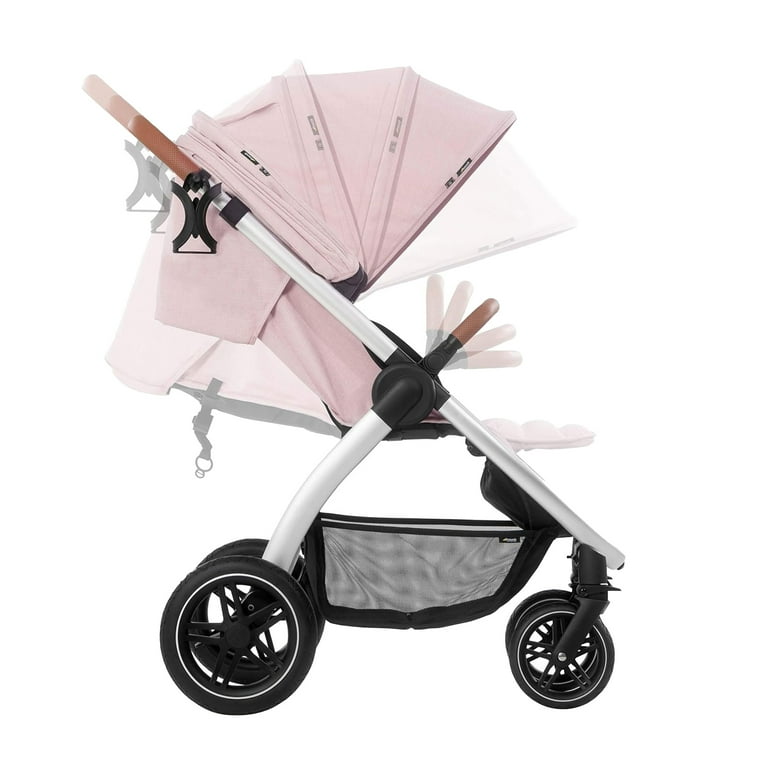 hauck Uptown Deluxe Stroller with Cup Holder and Canopy, Melange hauck Uptown Deluxe Stroller with Cup Holder and Canopy, Melange