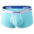 thumbnail image 1 of FhsagQ Underwear Mens Underwear Boxers Briefs Pack Xsmall Large Men's A Underwear Threaded Cotton Solid Color Comfortable Absorbing Summer Breathable Boxer Pants Light Blue M, 1 of 4