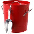 thumbnail image 1 of Vintage Ice Bucket With Lid/Scoop And Carry Handles, Double Walled Metal Ice Bucket For Cocktail Bar/Wine/Parties, 1 of 1