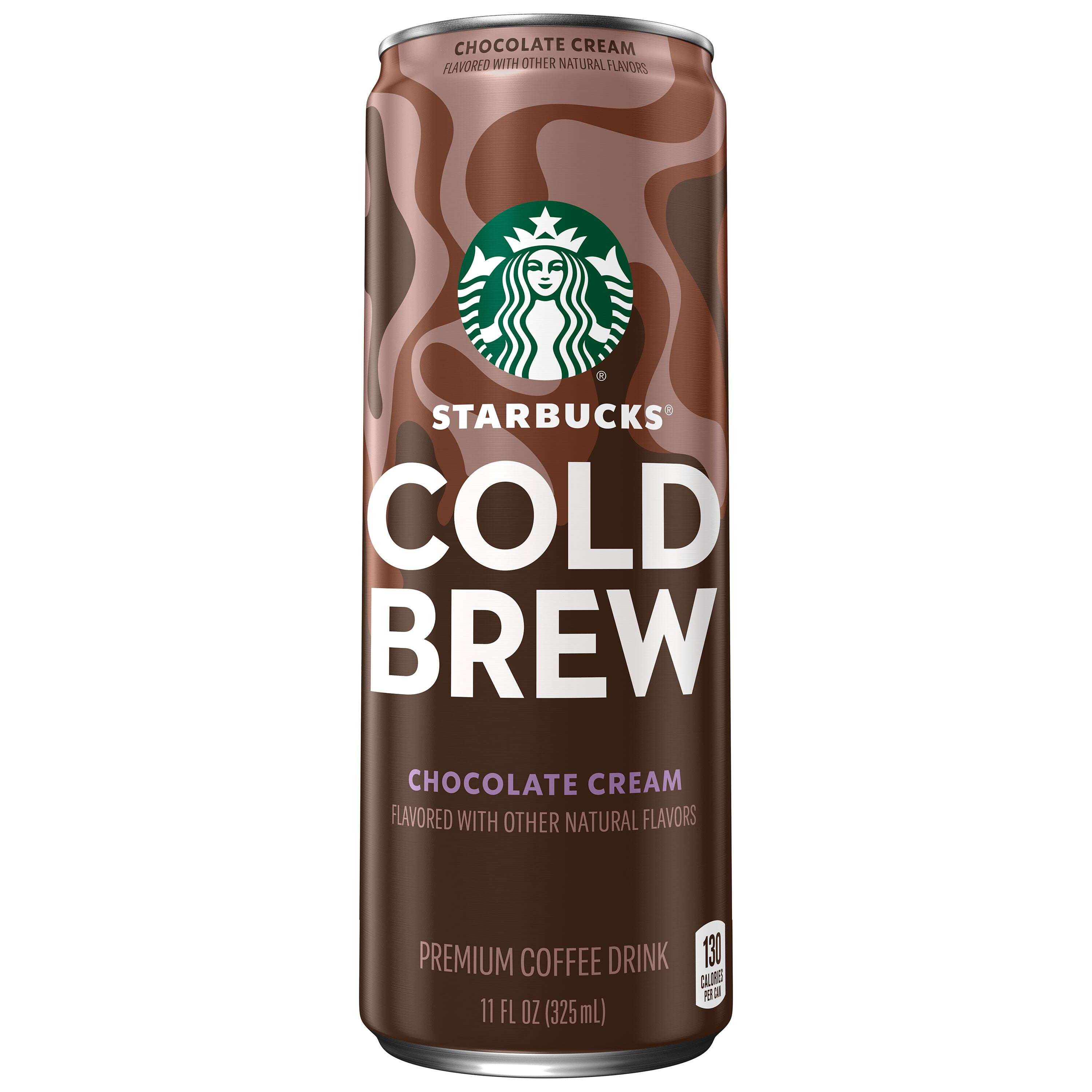 Starbucks Cold Brew Coffee, Chocolate cream flavor, 11 fl oz Cans (12 Pack), Premium Coffee Drink, Iced Coffee