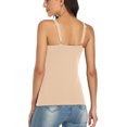 thumbnail image 5 of Sociala Women's Shelf Bra Tank Top Adjustable Wide Strap Cotton Camisole Casual Wear, 5 of 6