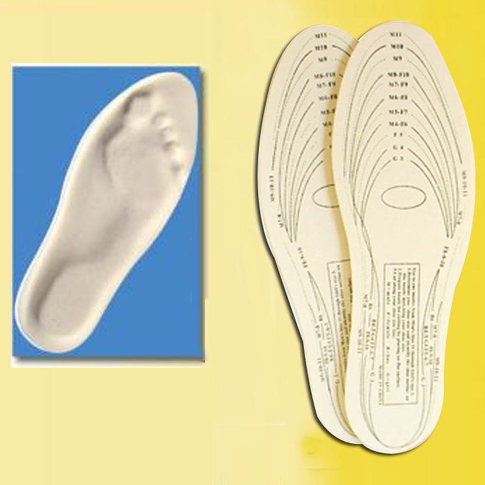 Pair Memory Foam Insoles Shoe Unisex 1 