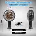 thumbnail image 2 of Direccionales Kinlley Universales Y0806 Negro Luz Ambar Led Motos Cuatriciclos, 2 of 6
