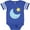 Football Blue and White, variant on Inktastic Moon and Star Boys or Girls Baby Bodysuit
